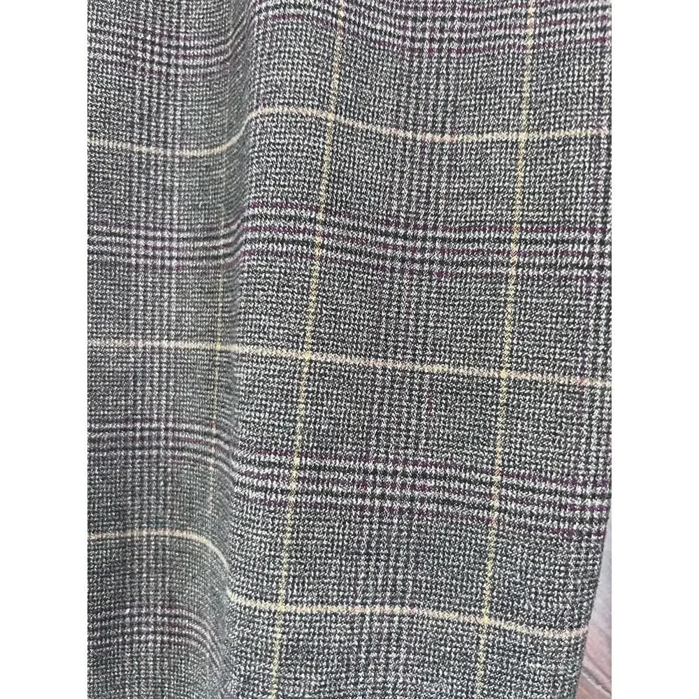 Lauren Ralph Lauren Women's Brown Plaid Flat Front‎ Pockets Dress Pants